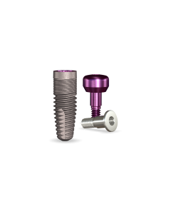 simplyRePlant 3.5mmDx10mmL SBM: 3.5mmD Platform Dental Implant System - 1/Pack