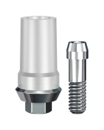Implant Direct™ Dentistry ScrewPlant Engaging Castable Abutment (4.7mmD Width x 3.7mmD Platform x 1mmL Collar Height) - 1 / Per Box