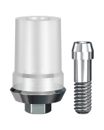 Implant Direct™ Dentistry ScrewPlant Engaging Castable Abutment (5.7mmD Width x 4.7mmD Platform x 1mmL Collar Height) - 1 / Per Box
