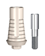 Implant Direct™ Dentistry ScrewPlant Plastic Engaging Temporary Abutment (4.7mmD Platform x 1mmL Collar Height) - 1 / Per Box