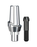 Implant Direct™ Dentistry RePlant Straight Contoured Titanium Abutment (5.44mmD Width x 4.3mmD Platform x 2mmL Collar Height) - 1 / Per Box