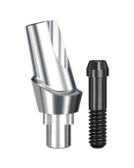 Implant Direct™ Dentistry RePlant 15° Angled Contoured Titanium Abutment (4.3mmD Platform x 2mmL Collar Height) - 1 / Per Box