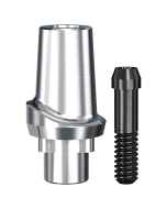 Implant Direct™ Dentistry RePlant Straight Contoured Titanium Abutment (6.45mmD Width x 6.0mmD Platform x 1mmL Collar Height) - 1 / Per Box