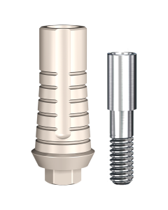 Implant Direct™ Dentistry ScrewPlant Plastic Engaging Temporary Abutment (3.7mmD Platform) - 1 / Per Box