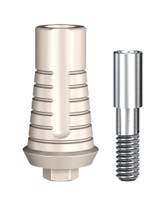Implant Direct™ Dentistry ScrewPlant Plastic Engaging Temporary Abutment (4.7mmD Platform x 1mmL Collar Height) - 1 / Per Box
