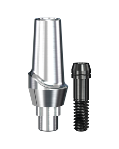 Implant Direct™ Dentistry RePlant Straight Contoured Titanium Abutment (4.5mmD Width x 3.5mmD Platform x 2mmL Collar Height) - 1 / Per Box