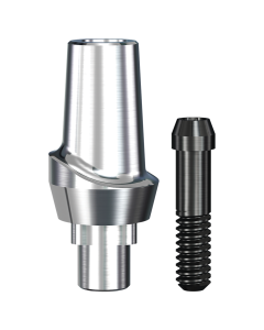 Implant Direct™ Dentistry RePlant Straight Contoured Titanium Abutment (6.0mmD Width x 5.0mmD Platform x 2mmL Collar Height) - 1 / Per Box