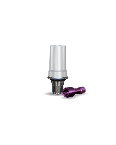 Implant Direct™ Dentistry InterActive Engaging Castable Abutment (4.7mmD Width x 3.0mmD Platform x 1mmL Collar Height) - 1 / Per Box