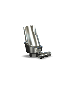 Implant Direct™ Dentistry Legacy 15° Angled Contoured Titanium Abutment (5.7mmD Platform x 2mmL Collar Height) - 1 / Per Box