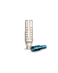Implant Direct™ Dentistry Legacy Temporary Plastic Engaging Abutment (3.0mmD Width x  3.7mmD x 3.0mmD Platform x 1mmL Collar Height) - 1 / Per Box